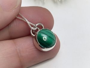 Mini colgante Malaquita.